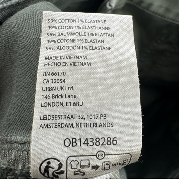 Anthropologie Pilcro The Wanderer Mid-Rise Relaxed-Leg Pants Moss Green Utility - Picture 14 of 15